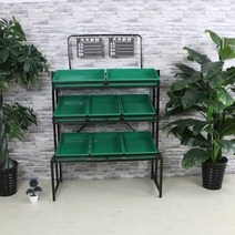 튼튼한 과일진열대 매대 야채 디스플레이 선반 마트진열대 3단 4단 매대 과일 채소 가게, A