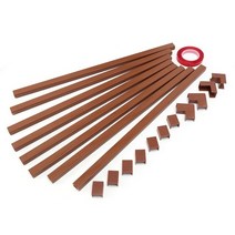 One-Cord Channel Cable Concealer CMC-03 Cord Cover Wall Management System 125 Inch Hider Raceway Kit, [02] 브라운