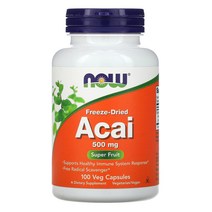나우푸드 Acai 아사이 500mg 100베지캡슐, 1개