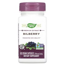 네이처스웨이 빌베리추출물 블루베리 안토시아닌 80mg 60정, ONE COLOR