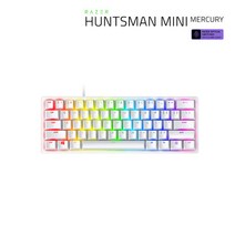RAZER Huntsman Mini Mercury US 헌츠맨 미니 (60%사이즈 클리키 분리형C타입)