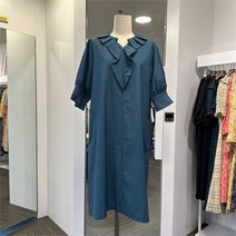[올리비아로렌(아울렛)] 올리비아로렌 SH02 앞중심 훌 원피스 바스락원단 VOCOAXM
