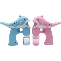 미리사몰 돌고래 버블건 자동 비눗방울 놀이 비누방울 기계 유아 어린이 선물 감각 발달 완구, 돌고래버블건(색상랜덤)