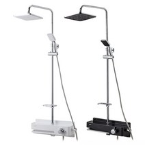 해바라기샤워기 레인샤워기 선반형 샤워수전 화이트 블랙 DS9200
