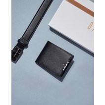 22FW [선물추천][선물포장재동봉] 닥스 하우스체크 포인트 지갑 벨트 세트 DBWA2F979BK
