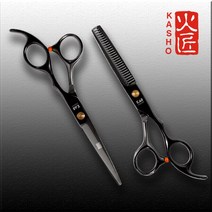 카쇼 고급 미용 가위 숱 틴닝 헤어 실 소 품 용 도구 머리 이발 가정 스텐 재료 앞 추천, 온채널_카쇼 숱가위