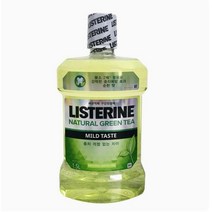 리스테린 내추럴 그린티 마일드 구강청결제, 1.5L, 1개