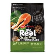 하림펫푸드 더리얼 그레인프리 크런치 어덜트 강아지사료, 생선, 1kg, 1개