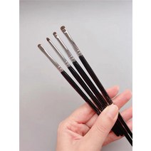 브러쉬 화장붓 아이 멀티 쉐딩디테일 스몰 섀도우 메이크업 포니 헤어 프리시전 섀도우 툴, 4개