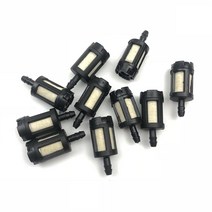 10 pcs 연료 필터 예비 부품 전기 톱 트리머 교체 1/8 quotID 라인이있는 Stihl poulan husqvarna 용 정원 용품