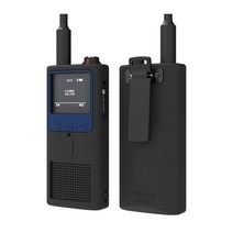 디지털무전기 업무용무전기 생활무전기 워키토기 Anti-Skidding 실리콘 보호 커버 케이스 슬리브 피부 Xiao, 03 black blue