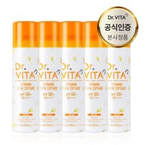 닥터비타 미백 주름개선 자외선 강력차단 3중 기능성 비타민 선스프레이 150ml (SPF50+ / PA++++), 5개