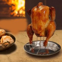 바베큐 그릴 베이킹 요리 팬 야외 캠핑 비 스틱 치킨 로스터 랙 그릇 액세서리 도구 세트