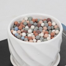 약 900g 화분 어항 바닥 장식용 돌 모래 펄라이트 작은 사이즈 화려한 컬러 다육이 꾸미기 인테리어 소품, 착색세람사이트 300g x 3_작은