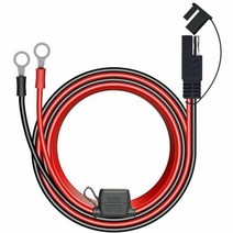 16awg SAE 2 핀 O 링 터미널 하네스 커넥터에 빠른 연결 해제 배터리 충전기/유지 보수 용 코드 케이블 커