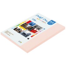 종이문화 프린트프로 칼라복사지 A4 120g No.22 라이트핑크 80매