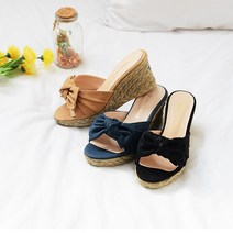 국내생산 70매듭슬리퍼 키높이 7cm굽 여름