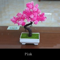 화분 분재 인공 식물 인조 나무 A5740 그린/퍼플/오렌지/옐로우/레드 홈 크리스마스 사무실 장식, 06 A57-6