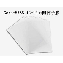 산업용 Gore M78812um 복합 양이온 교환막 Proton 막 pemfc이온 수지, 05 4x4cm