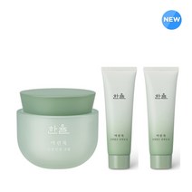 한율 어린쑥 수분진정크림 50ml 클렌저 50mlX2, 옵션