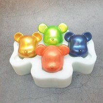 수제몰드 - 베어브릭 헤드 2종 2D 4구