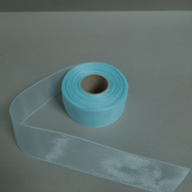 리보너 실키리본 40mm 실크 비단처럼 반들반들 부드러운 리본끈 1롤 45m, 파스텔민트