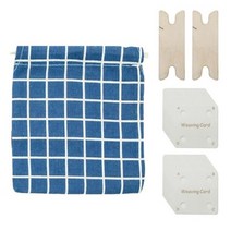 직조 카드 테이블 세트 DIY 공예 직조기 도구 셔틀 자수 실 천 가방 미니 성인 S14, [01] 01