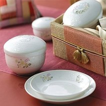 한국도자기 매난국죽 칠첩반상기, 1개