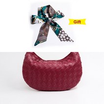 구름백 숄더 크로스 미니 백 퀼팅 Bisi Goro여성용 럭셔리 핸드백 핸드메이드 우븐 비건 가죽 호보 지갑 클러치 메탈 핸들 캐주얼 클라우드