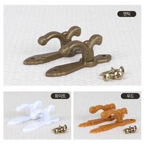 앤틱 커튼 고정 묶기 걸이 커텐 후사 거리 2개 소품 홀더 부속품, 커튼후사고리 우드 2개