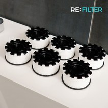 리필터 세면대필터 오션 호환필터 6개입