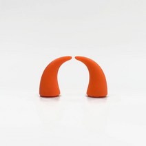 자동차혼 자동차 대시 보드 장식 소 뿔 부착 전기 원형 램프 악마 오토바이 헬멧 경적, 05 orange