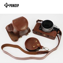 여니몰 니콘 zfc 풀커버 반속사 가죽 카메라 케이스, 1개, ZFC-브라운