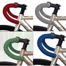 자전거 핸들 바 그립 테이프 로드 픽시 싸이클 손잡이 바테잎 바테입, 그린 - 2개 세트