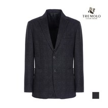 인디안 TREMOLO 체크 프린트 스트레치 자켓_TRBFUVF8441