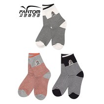 팬텀골프 고양화전점 여성 스트라이프 장목 양말 221B3SC759, 화이트