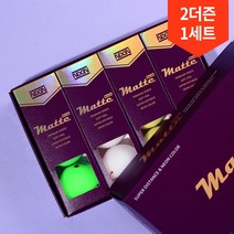 빅야드 2더즌 총24구/뉴 매트 소프트 3피스 골프공, 뉴 매트 트럼프 컬러 6구 4박스