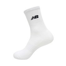 뉴발란스 뉴발란스 NB 크루 삭스 스포츠 양말 남성 장목 NBGEBBB101-10, 250-270mm