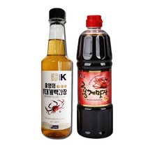 더동쪽바다가는길 홍영의 대게 백간장(500ml)+홍일식품 홍게맛장(500ml) 만능 소스 홍게간장, 1개