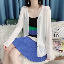 봄 여름 여성 봄 여름 비침있는 얇은 가디건 5컬러 원피스코디 겨울 하객룩 휴양지원피스