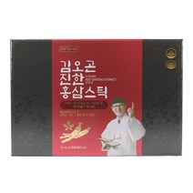 개성상인 김오곤 진한 홍삼스틱 홍삼액 10ml x 30 60 90포 명절선물세트, 2박스(10ml x 60포), 2개