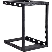 TECHTOO 벽 마운트 랙 오픈 프레임 48.3cm(19인치) 서버 장비 헤비 듀티 네트워크 45.7cm(17.75인치) 깊이, 05 15u