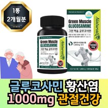 프리미엄 엔 아세틸글루코사민 1000mg 뉴질랜드 그린머슬 관절 영양제 2개월, 120개입 1개 2개월분, 1개