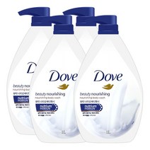 워시세트 도브바디워시1L (뷰티x4개), 1L, 4개