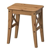 이케아 INGOLF 잉올프 스툴 보조의자, 화이트 003.627.27