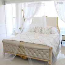 신수정사 공주 침대모기장 캐노피모기장 화이트