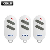 리모콘 스마트키 Kerui rc532 무선 원격 컨트롤러 플라스틱 키 체인 wifi pstn gsm 홈 도난 경보 시스템 전용 4 키, 3개