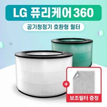 LG공기청정기 AS281DAW LG전자 퓨리케어 360 (2단) 공기청정기 필터(2개세트구성), FML-PC01, 2개