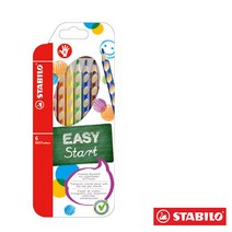 스타빌로 이지컬러 색연필 6색 12색 세트 (오른손잡이용)