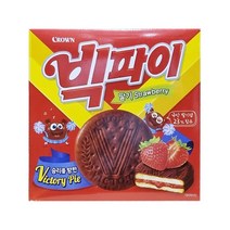 크라운 빅파이 딸기 대용량 324g